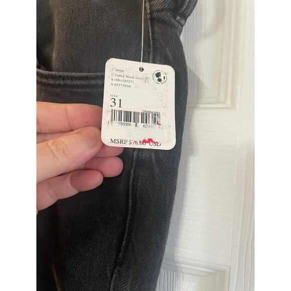 NWT We The Free Faded Black Ripped Jeans size 31 - Picture 3 of 14